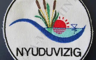 Nyugat-dunántúli Vízügyi Igazgatóság karjelvény tépőzáras 1